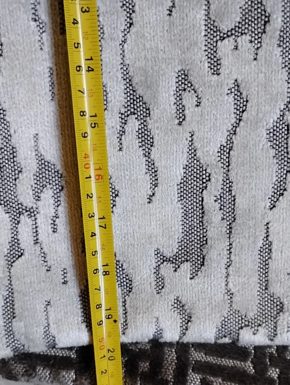 West Elm Gray/Silver Velvet Geometric/Print Pillow Covers